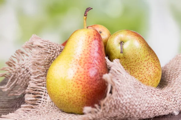 Three ripe pears — Stock Photo, Image