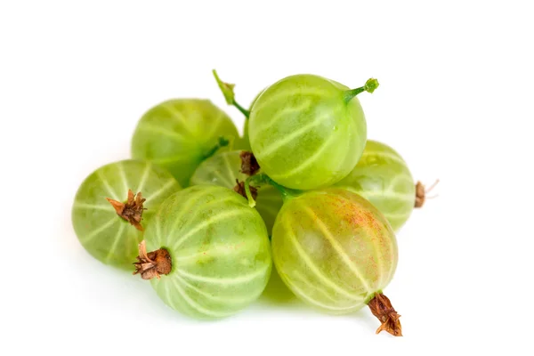 Gooseberry isolated on white — Stock Photo, Image