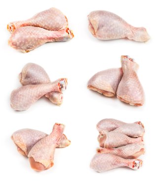 Grup çiğ tavuk budu