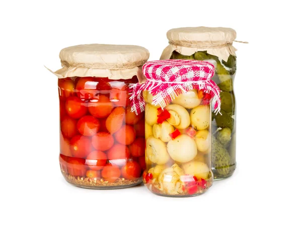 Canned vegetables — Stock Photo, Image