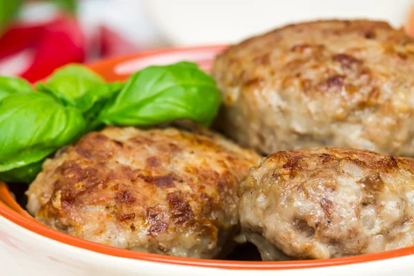 Fried meat cutlets — Stock Photo, Image