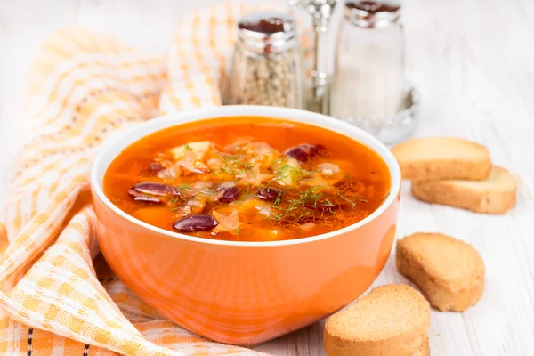 赤豆とニンジンのスープ — ストック写真