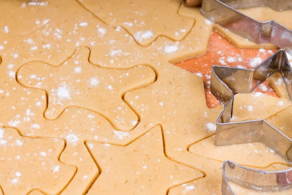 The process of baking homemade cookies. — Stock Photo, Image