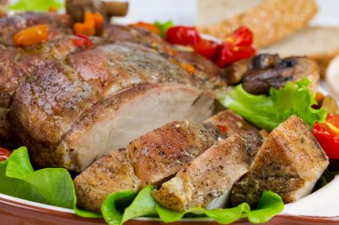 fırında etli sebze