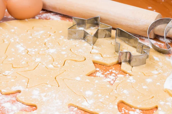 The process of baking cookies. — Stock Photo, Image