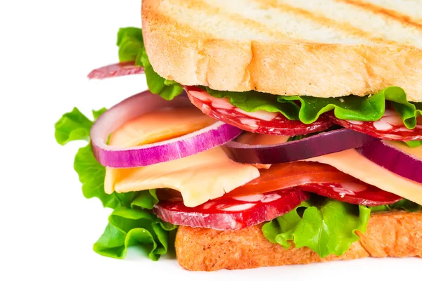 Sandwich con salchicha — Foto de Stock