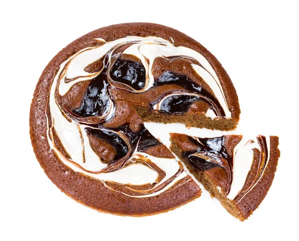 Söt chokladkaka — Stockfoto