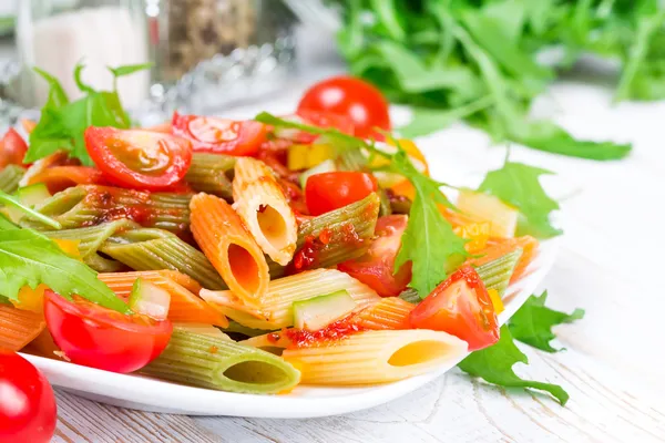 Färgglad pasta — Stockfoto