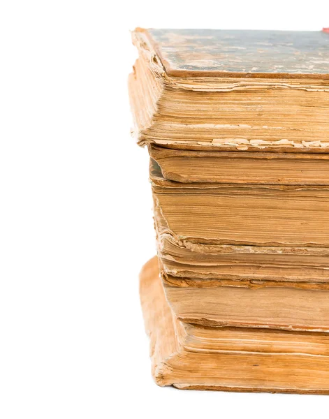 Pile of old tattered books — Stock Photo, Image
