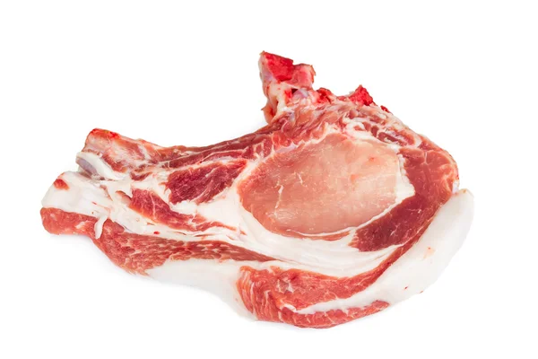 Stück rohes Schweinefleisch — Stockfoto