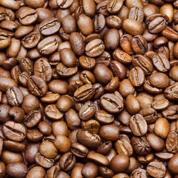 Hintergrund aus Kaffeebohnen — Stockfoto