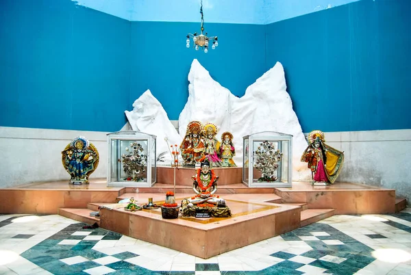 Tradycyjna Hinduska Rzeźba Religijna Wewnątrz Hinduskiej Świątyni Indiach — Zdjęcie stockowe