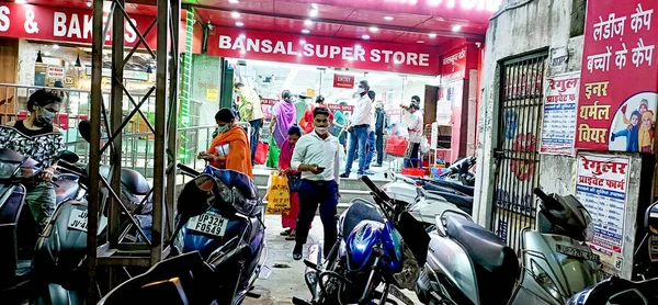 Lucknow Uttar Pradesh March 2022 View Bansal Super Store Grocery — стокове фото