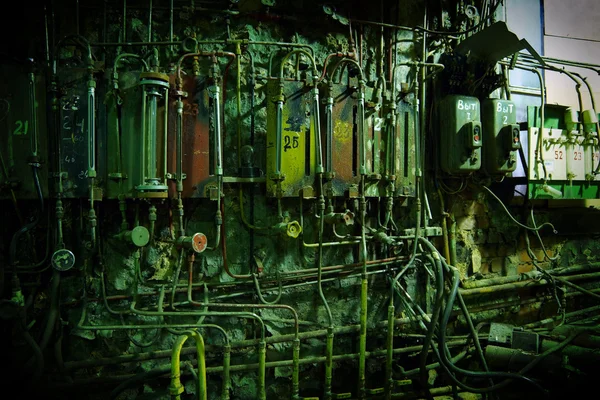 불길 한 산업 구성 — 스톡 사진