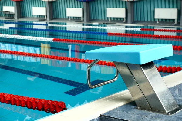 Photo of the sports swimming pool Stock Picture