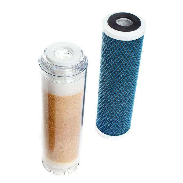 Kartuş musluk suyu ile Temizleme filtreler için — Stok fotoğraf