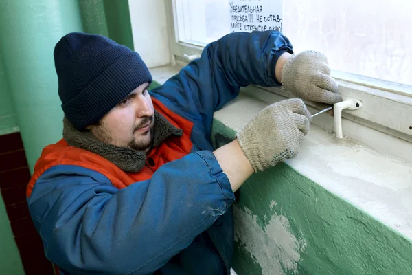 Making repairs in a building — Stock Photo, Image