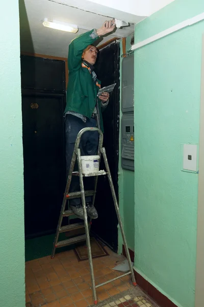 Making repairs in a building — Stock Photo, Image