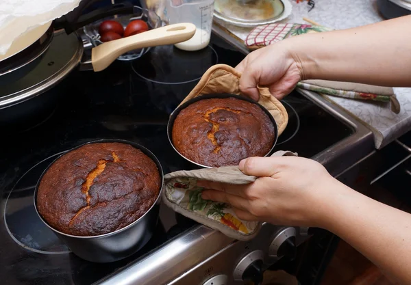 เค้กอีสเตอร์ในอาหารบ้าน — ภาพถ่ายสต็อก