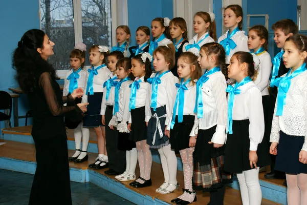 Coro infantil —  Fotos de Stock