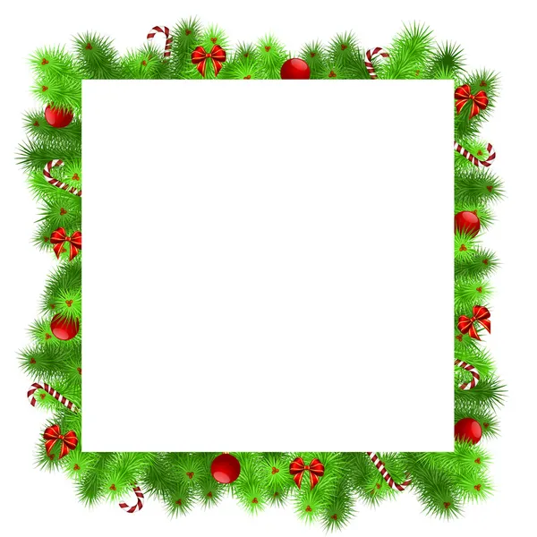 Christmas frame — Stock Vector