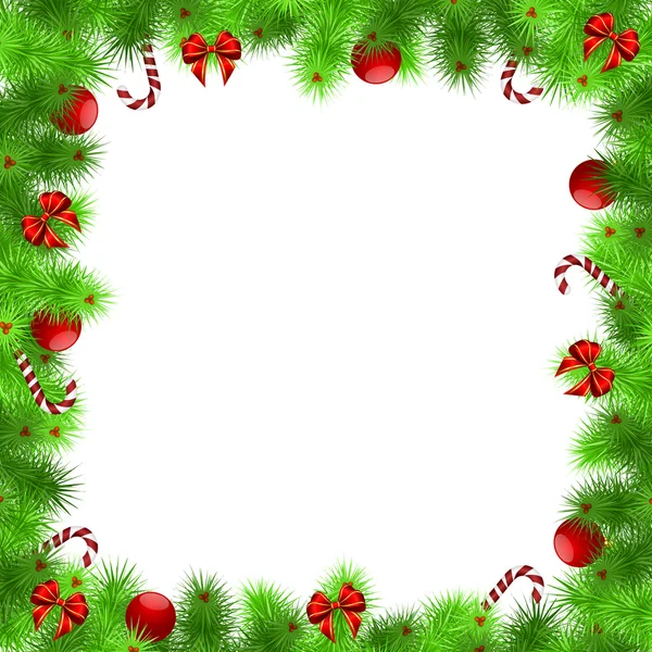 Cadre de Noël — Image vectorielle