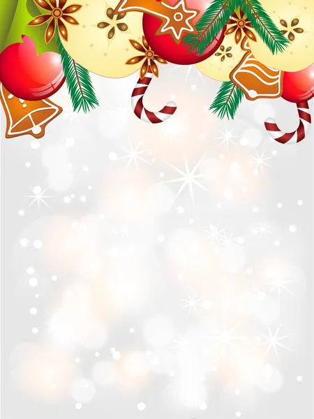 Noël fond brillant — Image vectorielle
