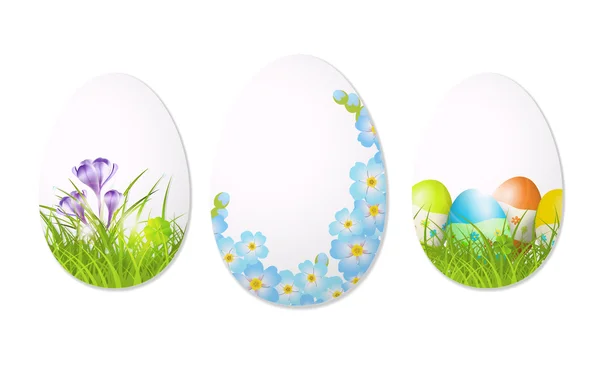 Abstract easter eggs — Stock Vector