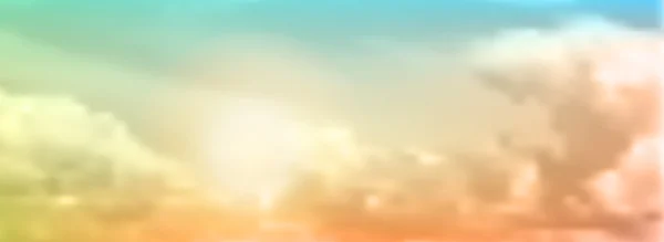 Абстрактний барвистий розмитий фон з хмарами ілюстрація — стоковий вектор