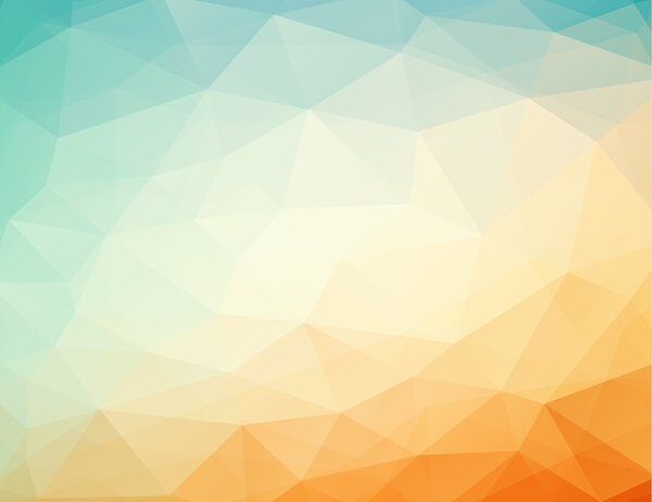 оранжевый - синий фон с треугольниками
