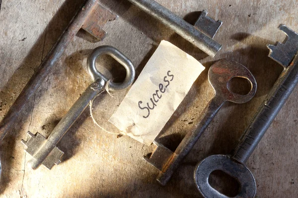 Chave para o sucesso — Fotografia de Stock