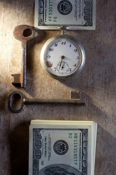 Money key — Stock Photo, Image