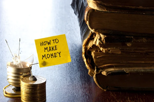 Jak vydělat peníze — Stock fotografie