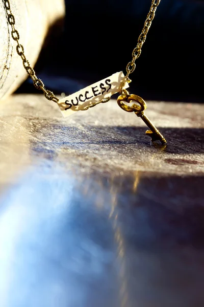 Zlatý klíč k úspěchu — Stock fotografie