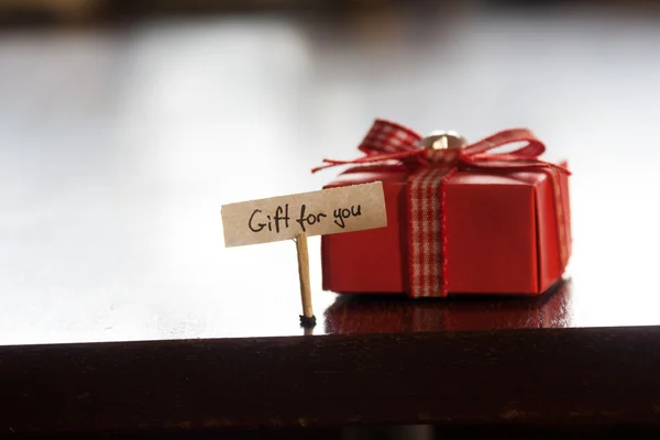 Gift for you concept — Stock Photo, Image