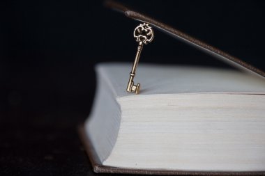 altın anahtar ve bir kitap