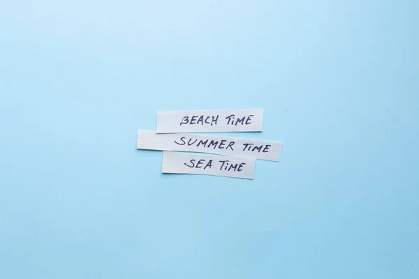 Its Summer Time Concept Sign Inscription High Quality Photo — Stok Foto