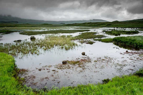 Paisagem Longo West Highland Way Escócia Uma Vista Rannoch Charneca — Fotografia de Stock