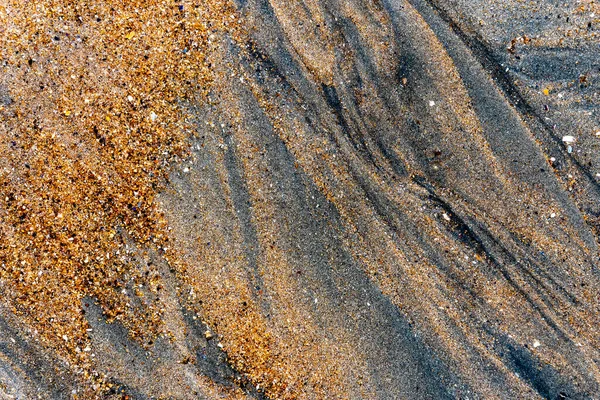 Light Plays Sand Beach Northern Brittany — Stock Photo, Image