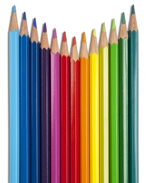Regenboog potloden — Zdjęcie stockowe
