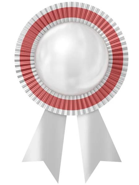 Blank award ribbon rosette. — Stock Photo, Image