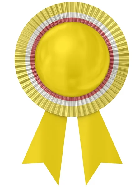 Blank award ribbon rosette. — Stock Photo, Image