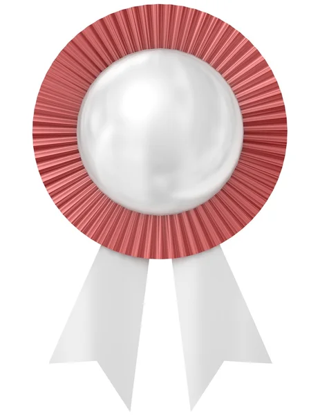 Blank award ribbon rosette. — Stock Photo, Image