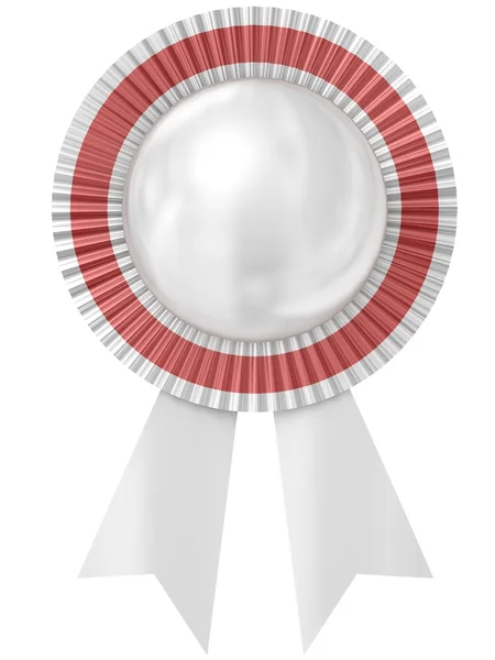 Blank award ribbon rosette. — Stock Photo, Image