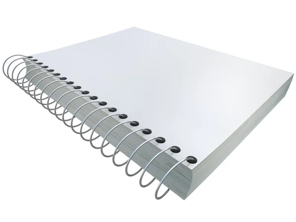 White notebook. — Stock Photo, Image