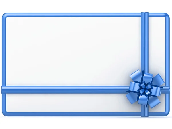 Gift Card on white background — Stock Photo, Image