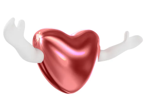 Heart character — Stock Photo, Image