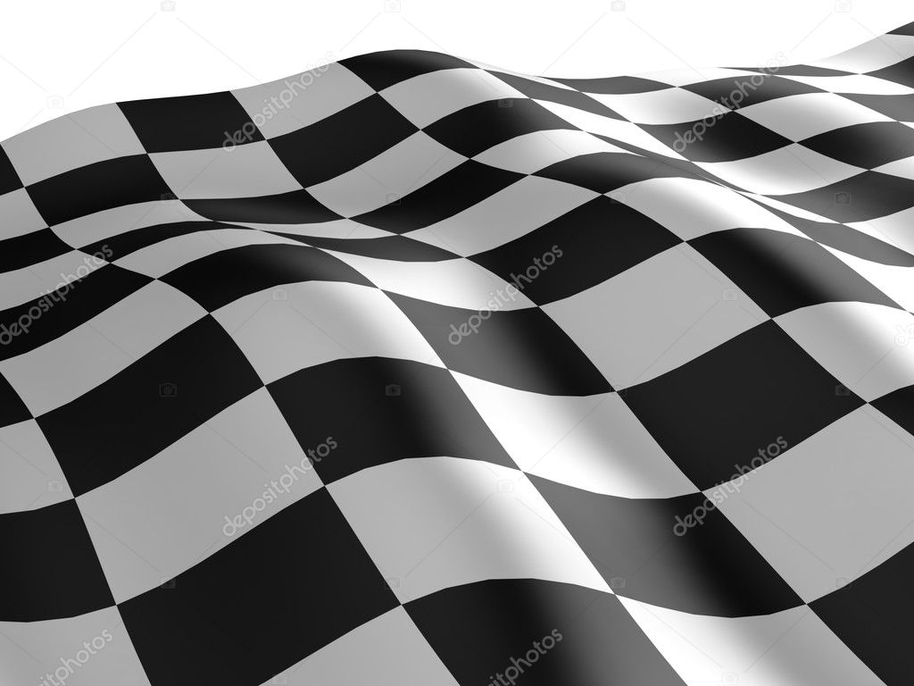 Checkered flag texture.