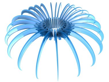izole 3d ok daireler