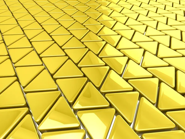 Golden triangles background — Stock Photo, Image